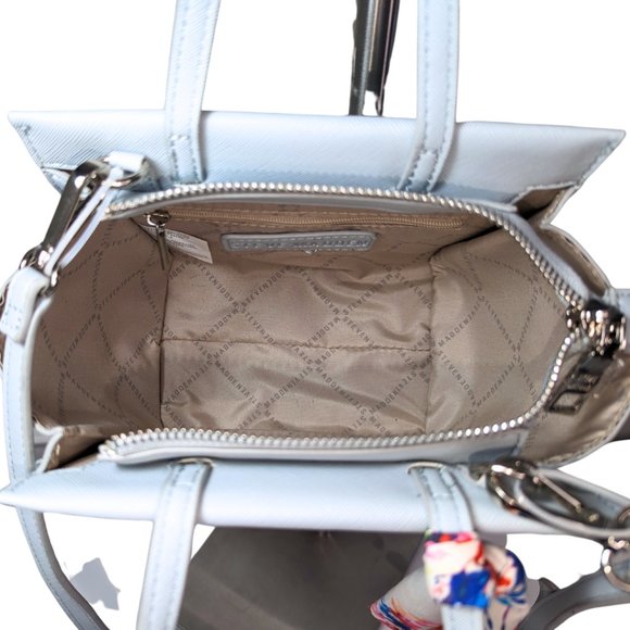 Steve Madden NWOT Mini Light Blue Convertible Cross Body Purse - Picture 10 of 14